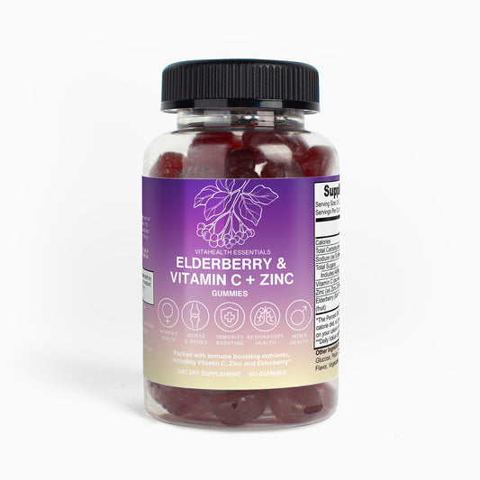 Elderberry & Vitamin C Gummies + Zinc (Winter Essentials)